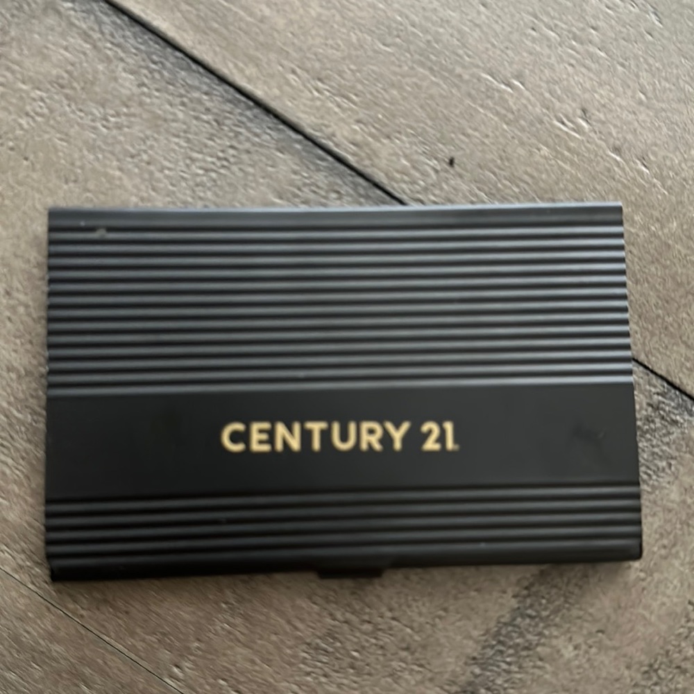 Century 21 biz card holder